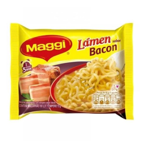 Encontraproduto.com.br - Macarrão Instantâneo Maggi Sabor Bacon 85 g