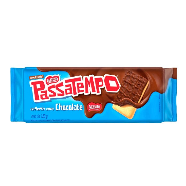 Encontraproduto.com.br - Biscoito Passatempo Coberto com Chocolate 120 g