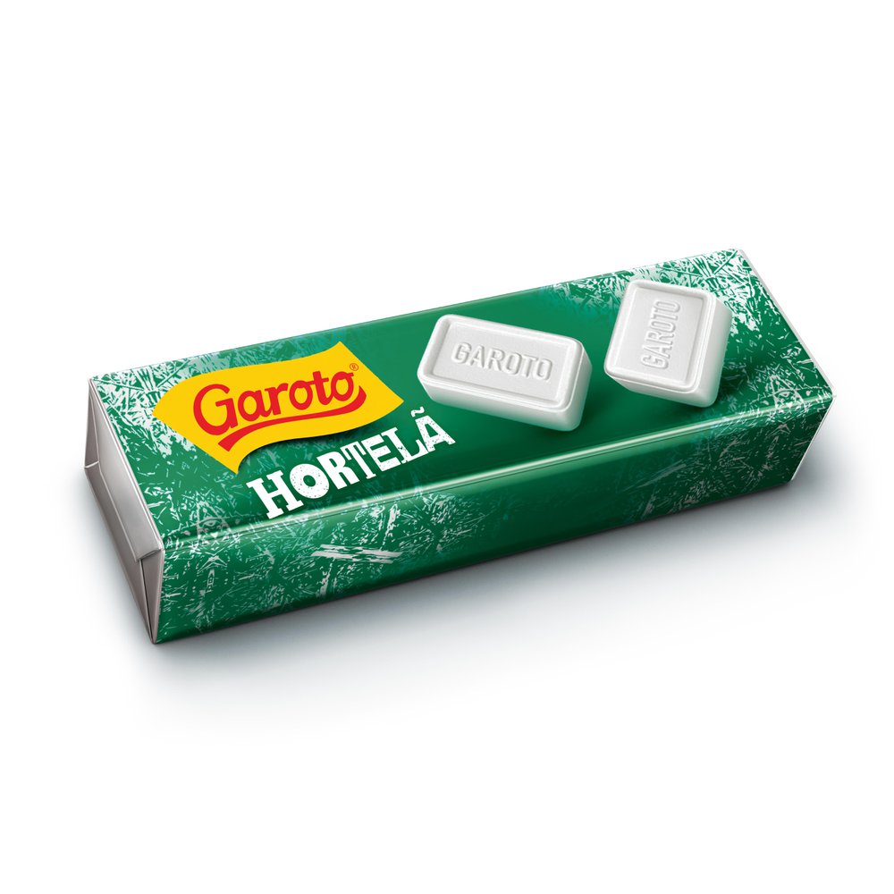 Encontraproduto.com.br - Pastilha Garoto Menta Hortelã 17g c/ 10 Unid