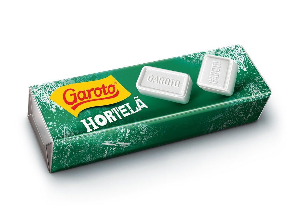Encontraproduto.com.br - Pastilha Garoto Menta Hortelã 17g c/ 10 Unid