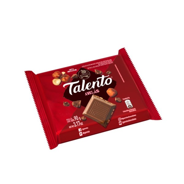 Encontraproduto.com.br - Chocolate Talento Avelã 90g