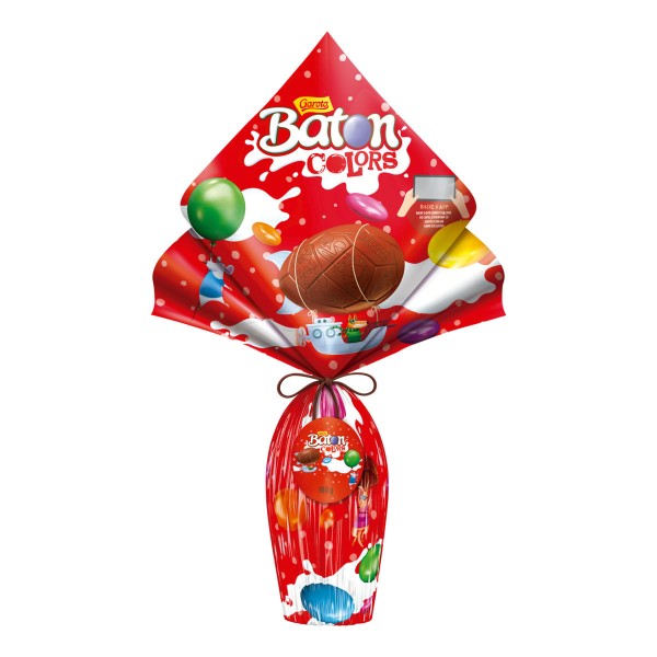 Ovo de Páscoa Garoto Baton Colors Chocolate ao Leite 160g