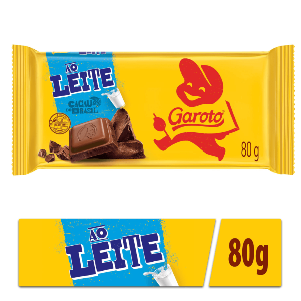 Encontraproduto.com.br - Chocolate Garoto ao Leite 80g