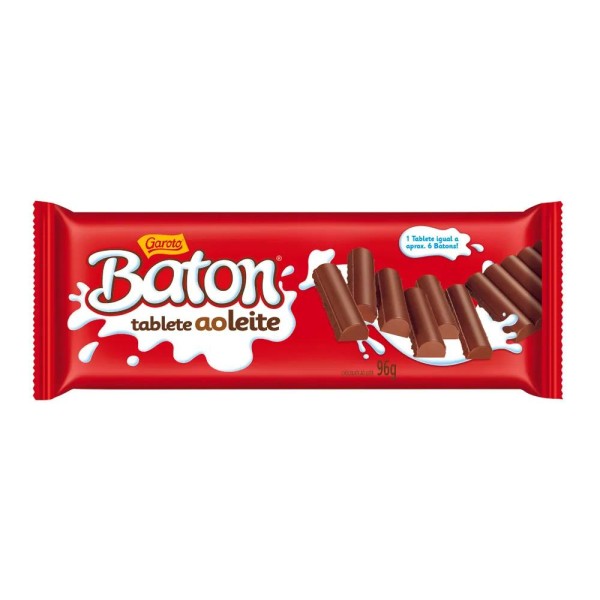 Encontraproduto.com.br - Chocolate Baton Garoto Ao Leite 96g