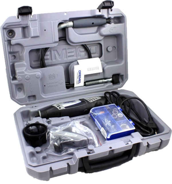 Encontraproduto.com.br - Micro Retifica 4000 175W 220V com 36 Acessórios - Dremel