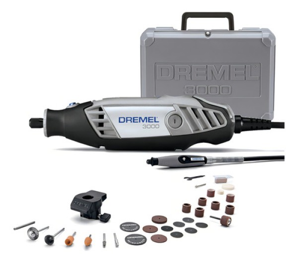 Encontraproduto.com.br - Micro Retífica Dremel 3000 Com 30 Acessórios