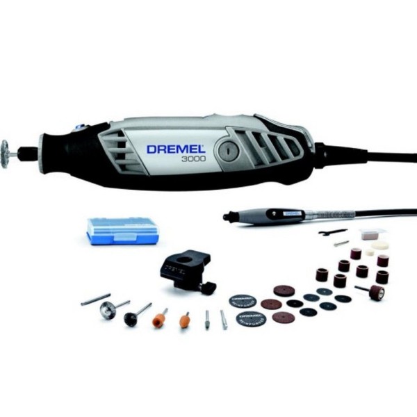 Encontraproduto.com.br - Micro Retífica Dremel 3000 Com 30 Acessórios