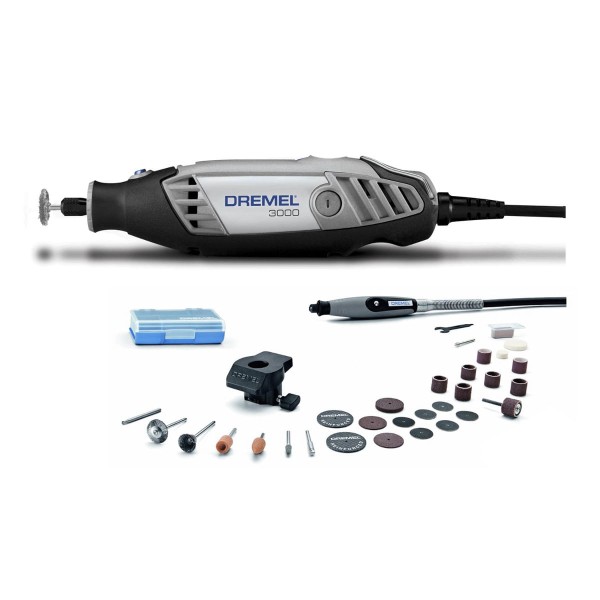 Encontraproduto.com.br - Micro Retífica Dremel 3000 Com 30 Acessórios