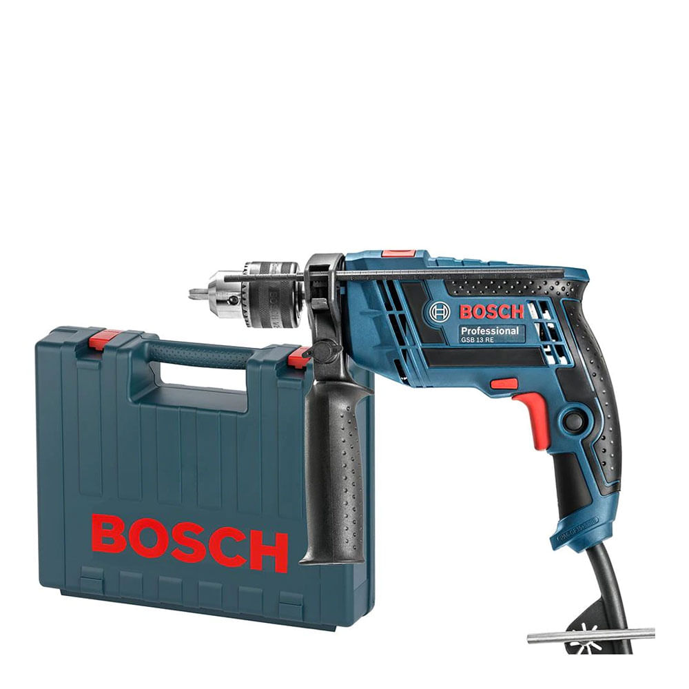 Kit Furadeira de Impacto 750W 1/2