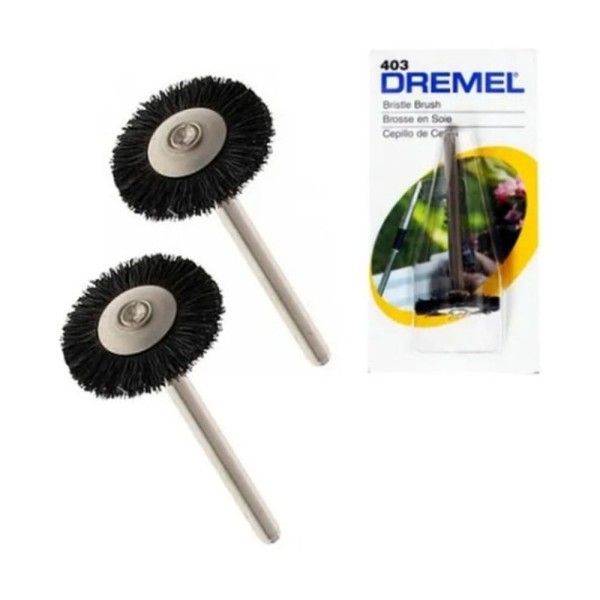 Encontraproduto.com.br - Escova Circular com Cerdas Dremel 403 3/4 2 Peças 26150403AA