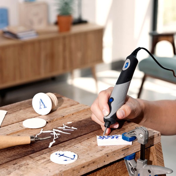 Encontraproduto.com.br - Micro Retífica Dremel 2050-11 Stylo+ 127/220v