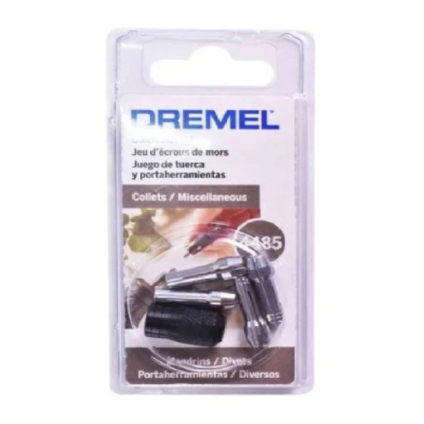 Encontraproduto.com.br - Kit De Mandril e Pinças Para Micro Retíficas Com 5 Peças Modelo 4485 Dremel