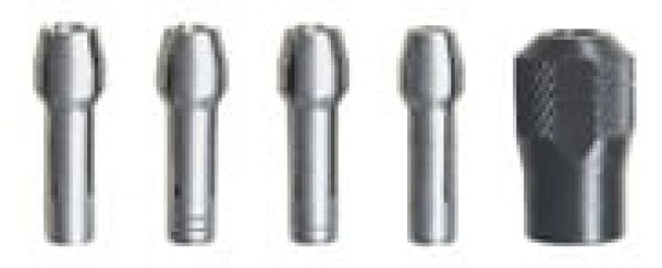 Encontraproduto.com.br - Kit De Mandril e Pinças Para Micro Retíficas Com 5 Peças Modelo 4485 Dremel