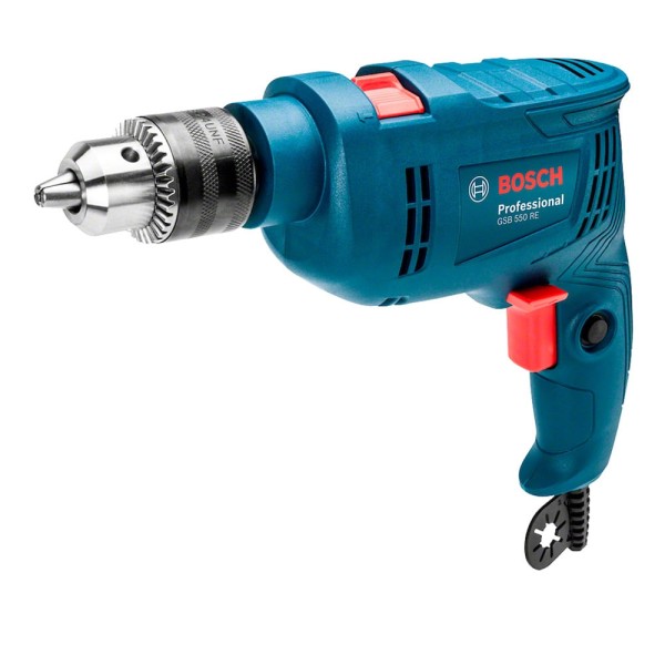 Encontraproduto.com.br - Furadeira de Impacto 1/2 GSB550-RE 550W com 14 Brocas Bosch