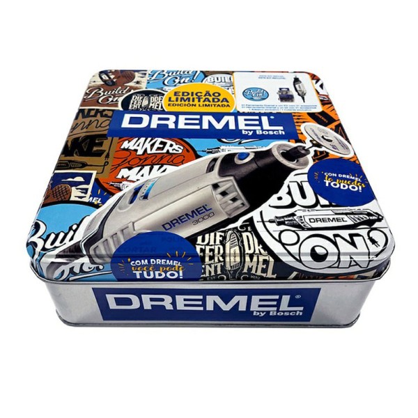 Encontraproduto.com.br - Micro Retifica 3000 Com/Acessorios 31 Peças DREMEL 0615A001ZX000