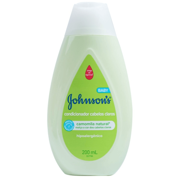 Condicionador Cabelos Claros Camomila Natural Johnsons Baby Frasco 200ml