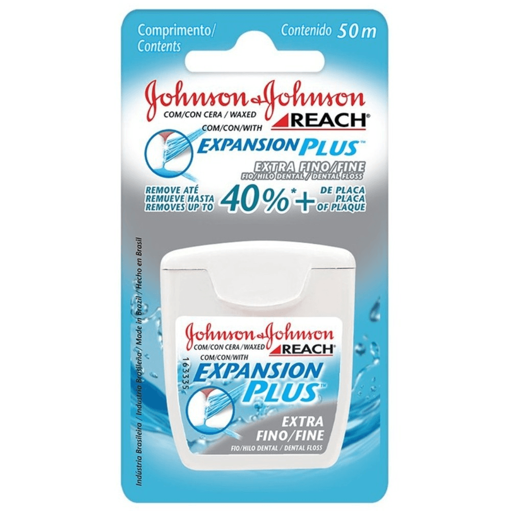 Encontraproduto.com.br - Fio Dental Reach Expansion Plus Extra Fino 50m