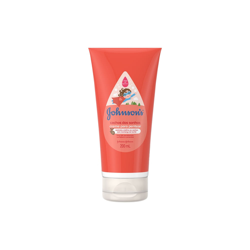 Creme Para Pentear Johnsons Baby Cachos Dos Sonhos 200ml