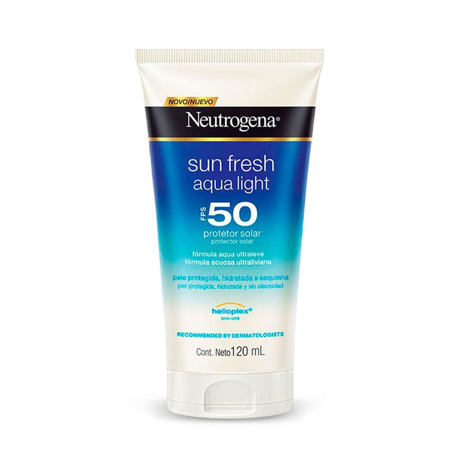Protetor Solar Neutrogena Sun Fresh Aqua Light FPS50 120ml