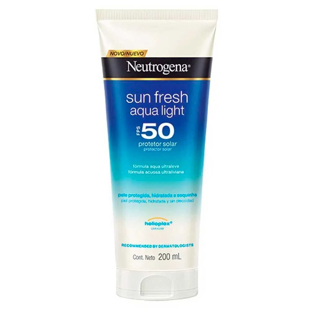 Encontraproduto.com.br - Protetor Solar Neutrogena Sun Fresh Aqua Light FPS50 200ml
