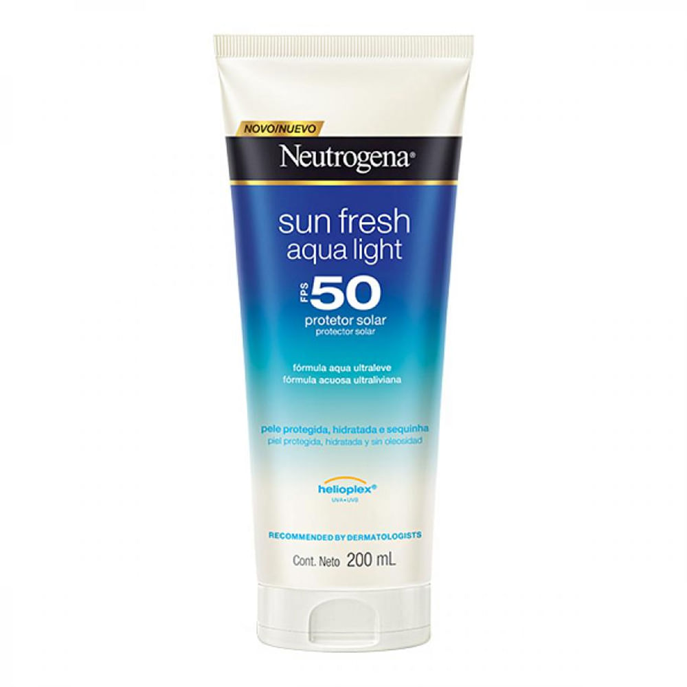 Encontraproduto.com.br - Protetor Solar Neutrogena Sun Fresh Aqua Light FPS50 200ml