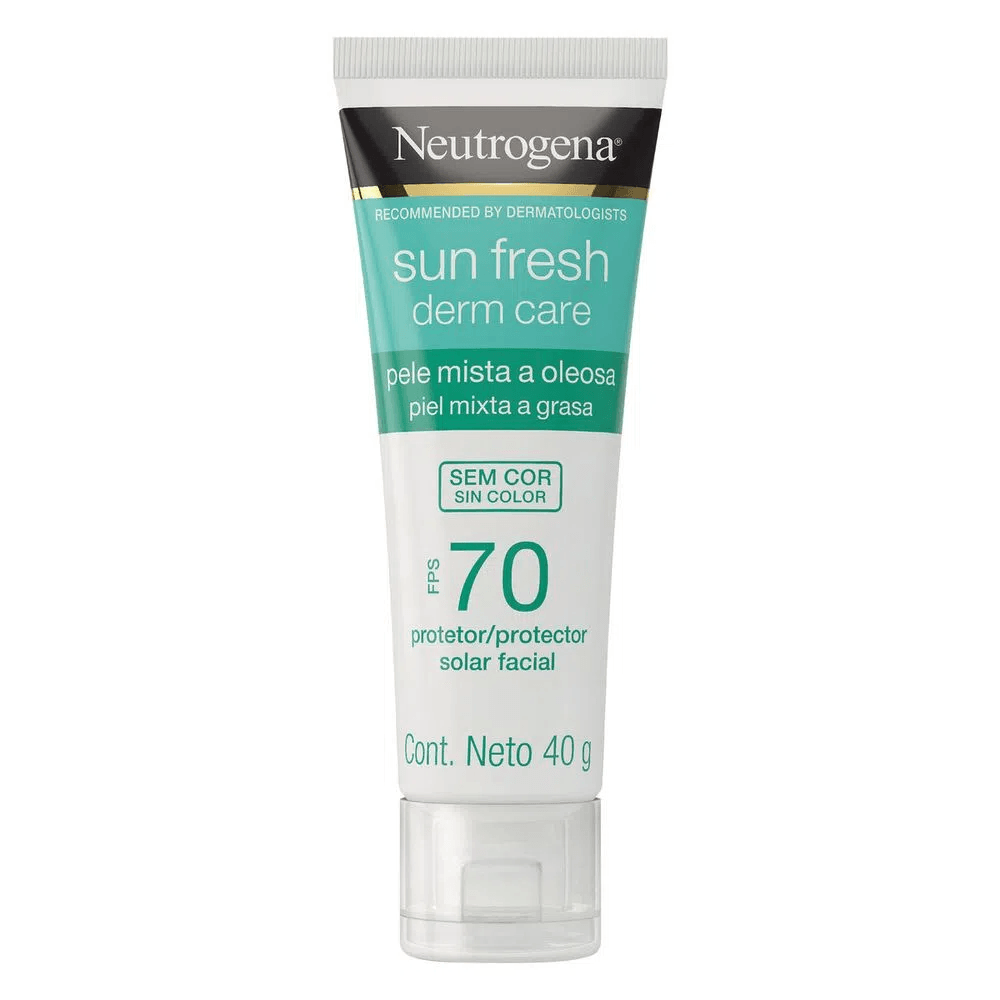 Encontraproduto.com.br - Protetor Solar Facial Sun Fresh FPS 70 Pele Mista à Oleosa Neutrogena - 40g