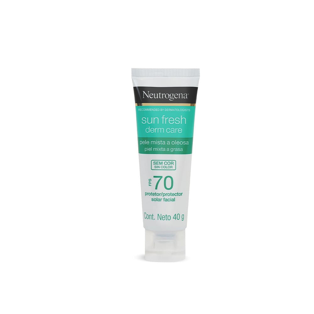 Encontraproduto.com.br - Protetor Solar Facial Sun Fresh FPS 70 Pele Mista à Oleosa Neutrogena - 40g