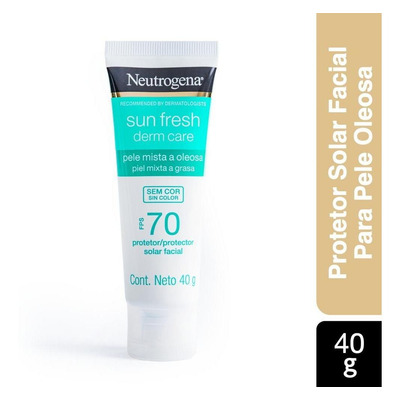 Encontraproduto.com.br - Protetor Solar Facial Sun Fresh FPS 70 Pele Mista à Oleosa Neutrogena - 40g