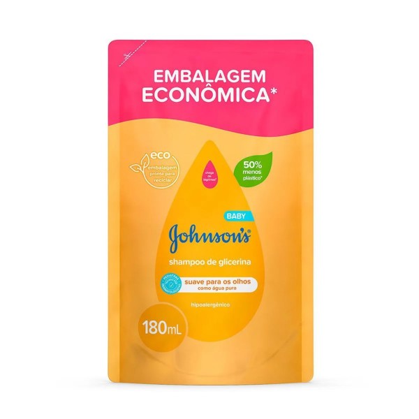 Encontraproduto.com.br - Shampoo Johnsons Baby de Glicerina Refil - 180ml