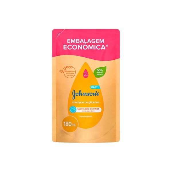 Encontraproduto.com.br - Shampoo Johnsons Baby de Glicerina Refil - 180ml