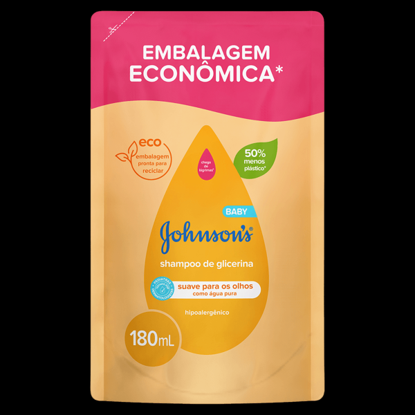 Encontraproduto.com.br - Shampoo Johnsons Baby de Glicerina Refil - 180ml