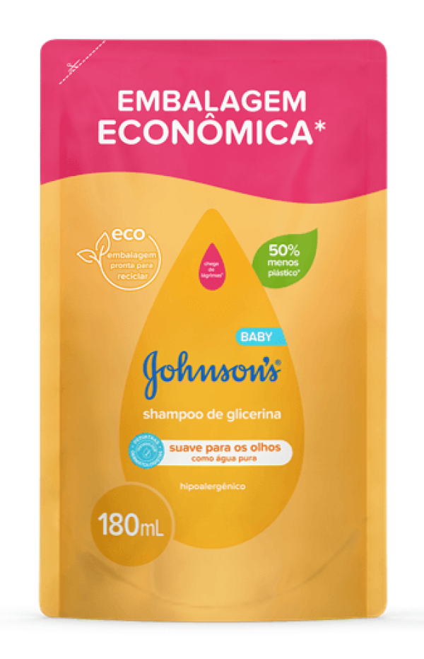 Encontraproduto.com.br - Shampoo Johnsons Baby de Glicerina Refil - 180ml