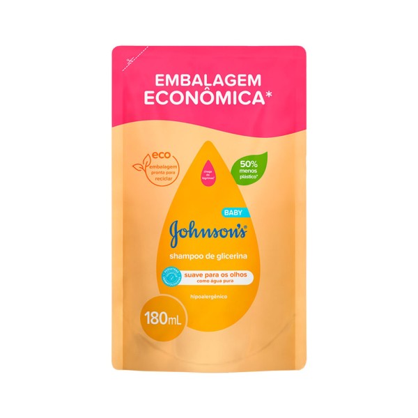 Encontraproduto.com.br - Shampoo Johnsons Baby de Glicerina Refil - 180ml