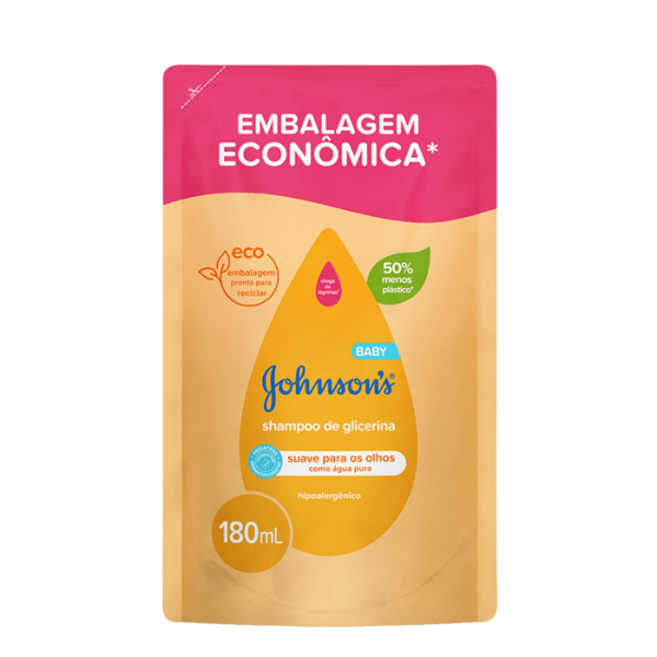 Encontraproduto.com.br - Shampoo Johnsons Baby de Glicerina Refil - 180ml