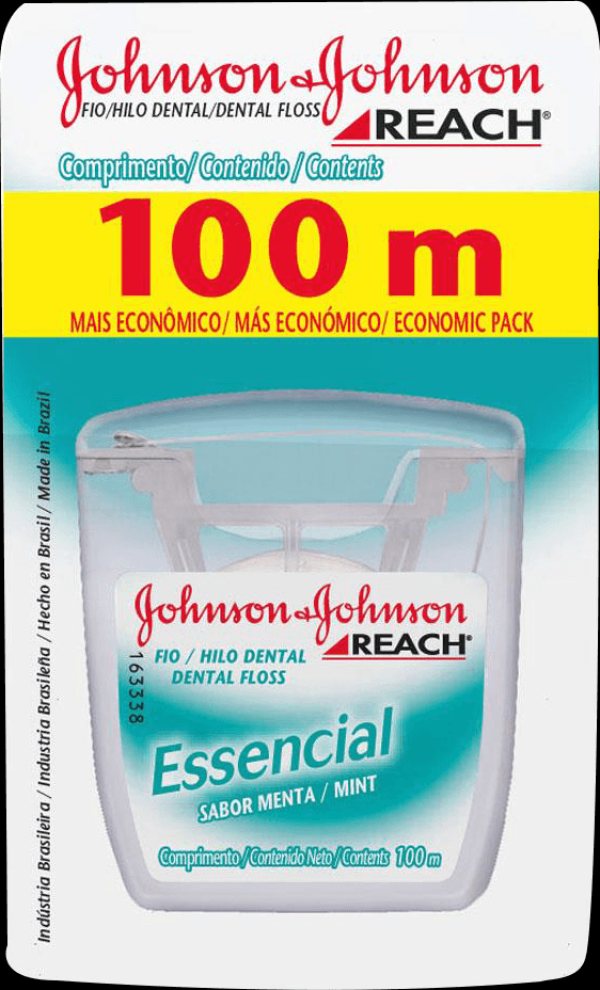 Encontraproduto.com.br - Fio Dental Johnsons Reach Essencial 100 Metros