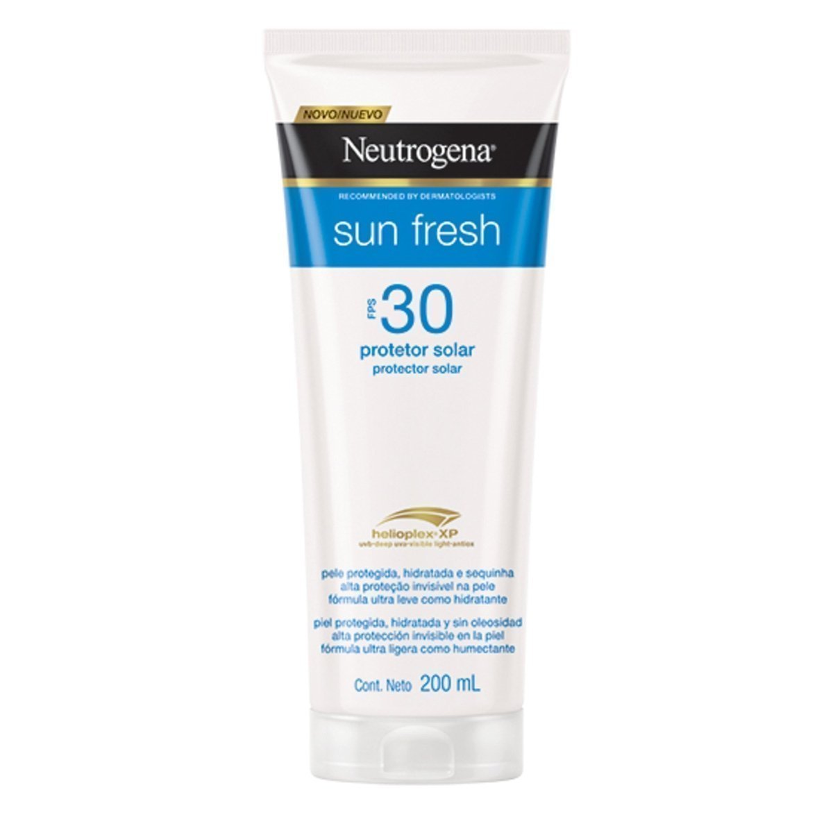 Encontraproduto.com.br - Protetor Solar Neutrogena Sun Fresh FPS30 Frasco 200ml