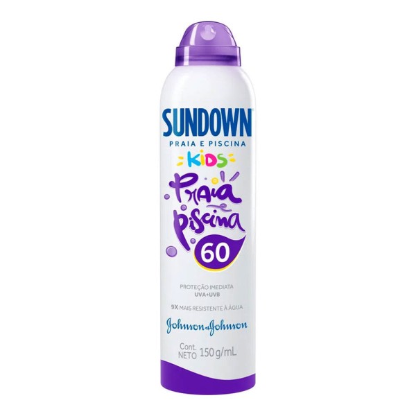 Encontraproduto.com.br - Protetor Solar SUNDOWN Kids Spray FPS 60 120mL