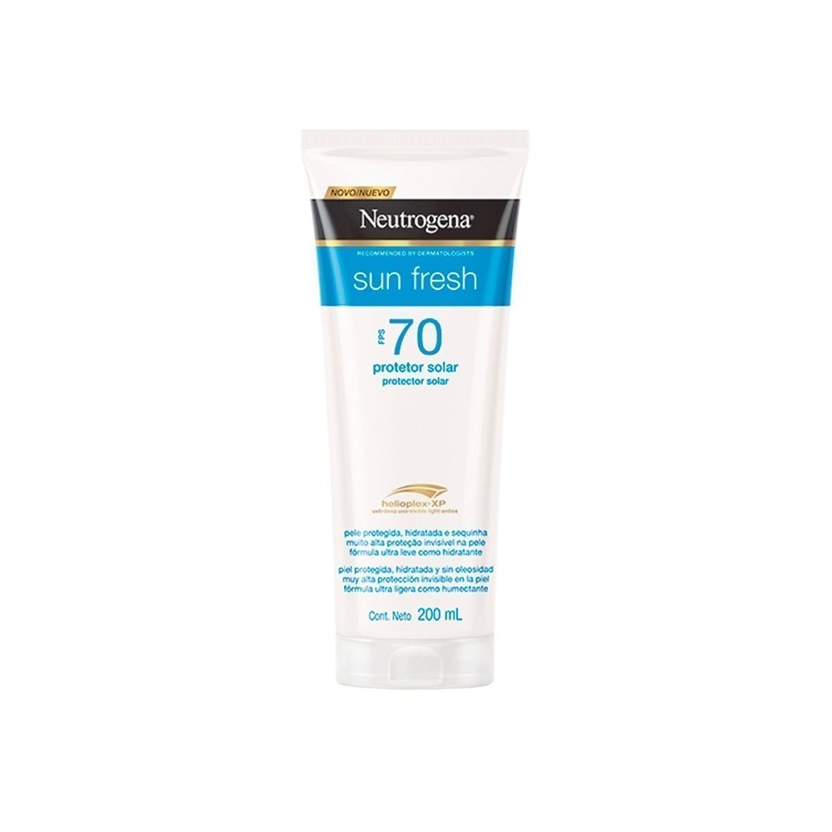 Encontraproduto.com.br - Protetor Solar Neutrogena Sun Fresh FPS70 Frasco 200ml