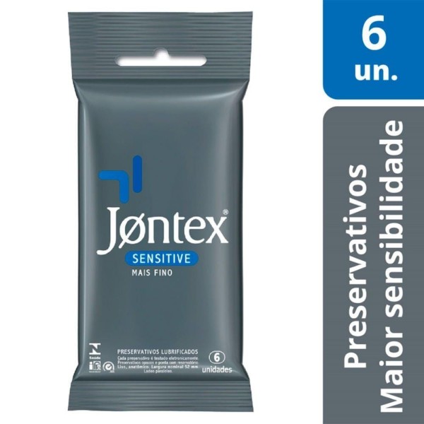 Encontraproduto.com.br - Preservativo Jontex Sensitive 6 Unidades
