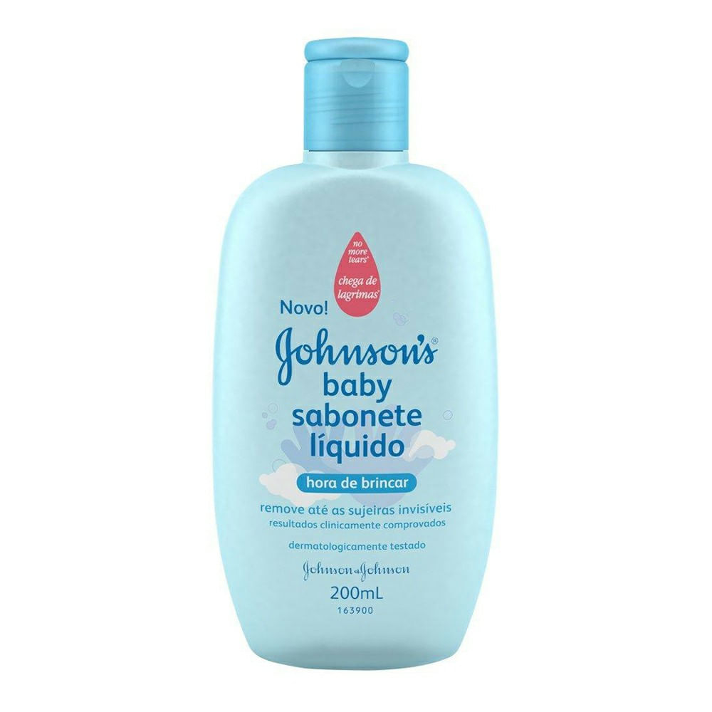 Sabonete Líquido Pump Infantil Johnsons Baby Própolis e Chá Verde 200ml