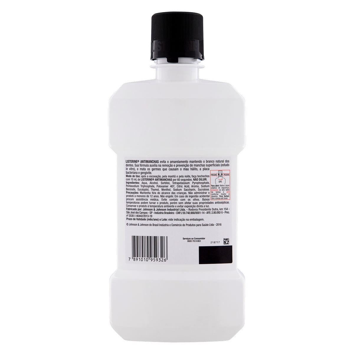 Encontraproduto.com.br - Solução Bucal Listerine Natural White Antimanchas 500ml