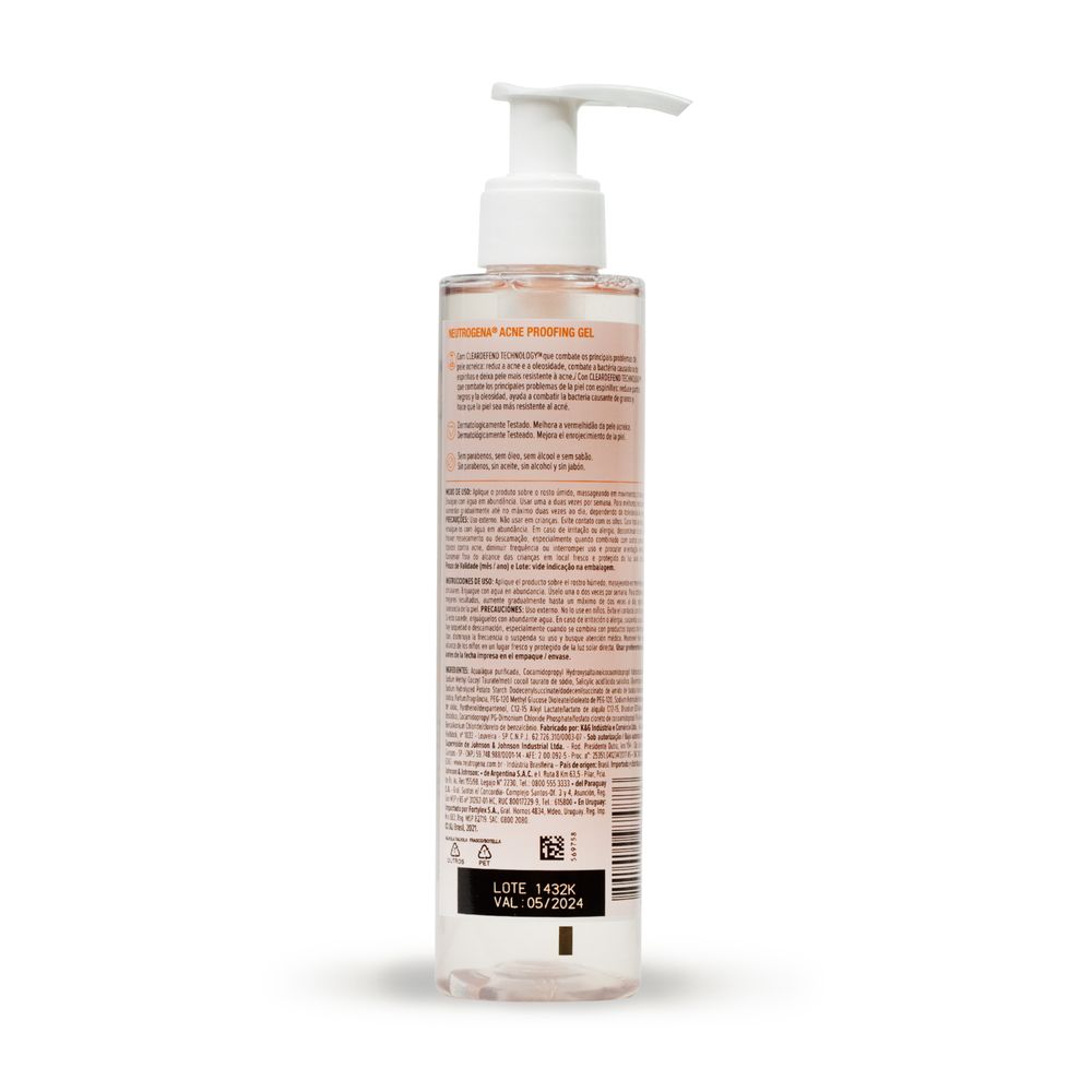 Encontraproduto.com.br - Gel de Limpeza Neutrogena Acne Proofing 200ml