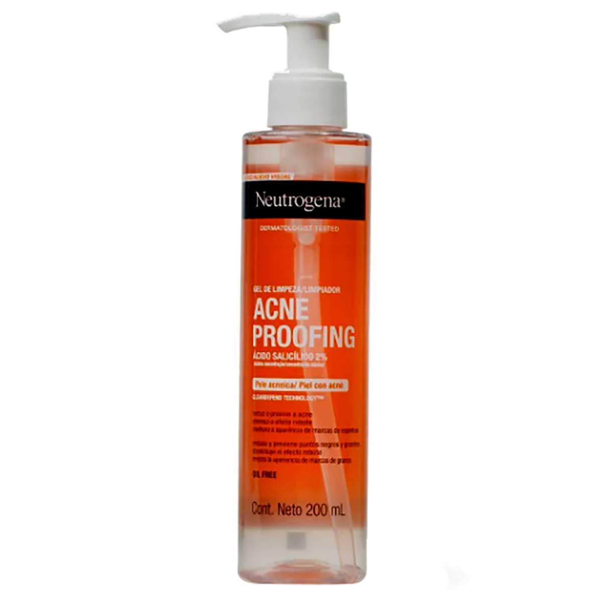 Encontraproduto.com.br - Gel de Limpeza Neutrogena Acne Proofing 200ml