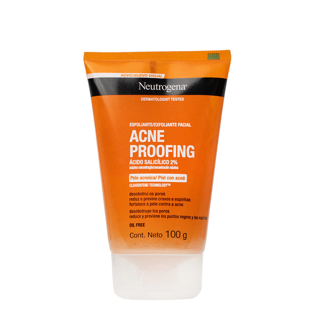 Encontraproduto.com.br - Esfoliante Facial Neutrogena Acne Proofing De 100g