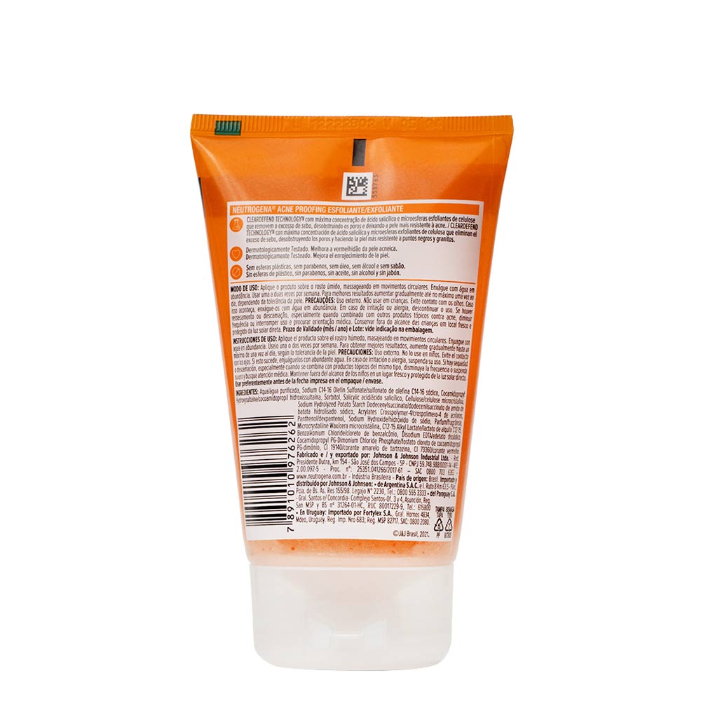 Encontraproduto.com.br - Esfoliante Facial Neutrogena Acne Proofing De 100g
