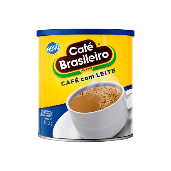 Café com Leite Brasileiro Lata 300g