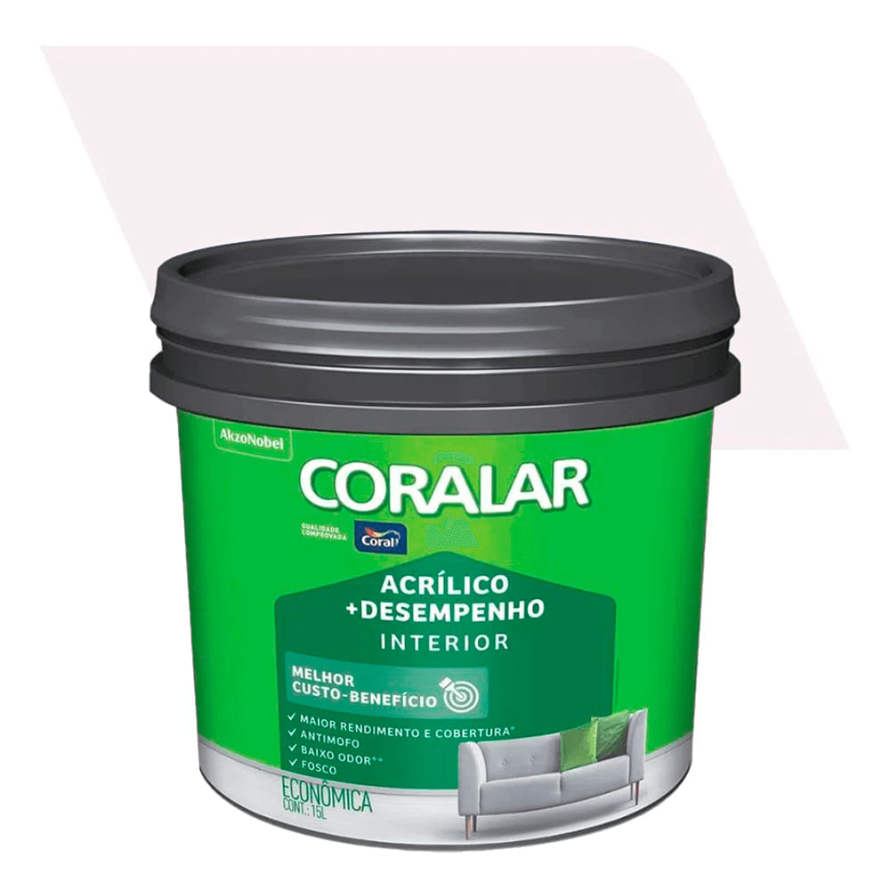 Encontraproduto.com.br - Tinta Coralar Acrílica Branco Neve 15L Coral
