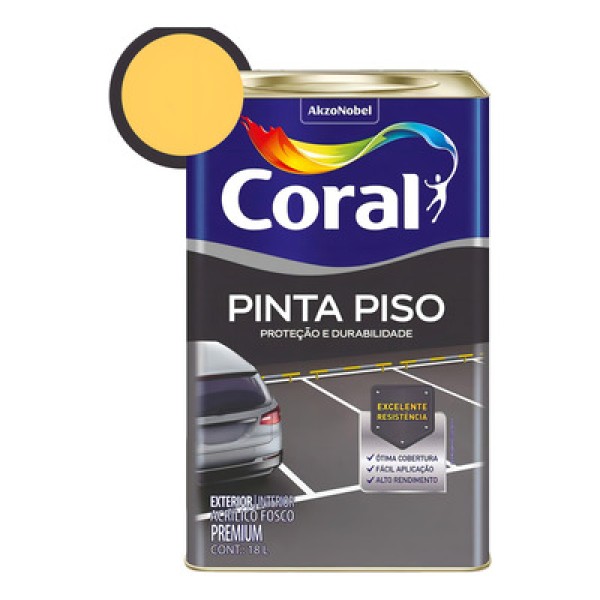 Tinta Para Piso Coral Cinza Escuro 18L