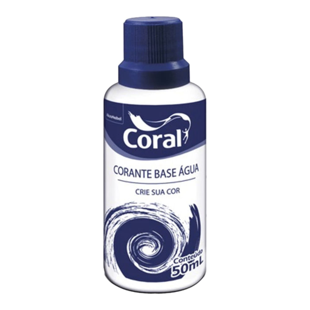 Encontraproduto.com.br - Corante Líquido Azul 50ml Coral