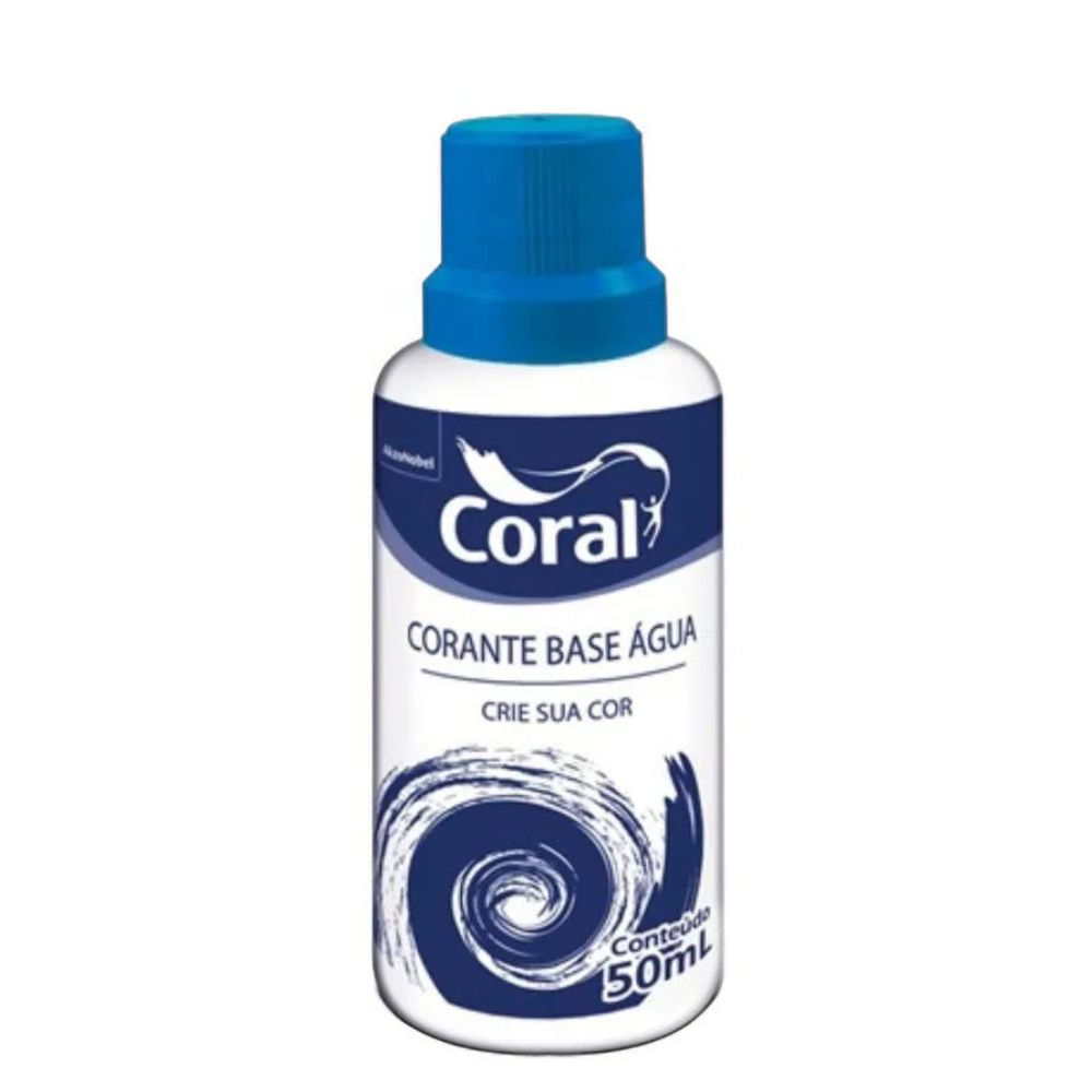 Encontraproduto.com.br - Corante Líquido Azul 50ml Coral